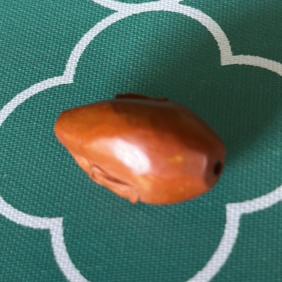 Prayer bead hand carved from a nut very old Buddha - Picture 5 of 8